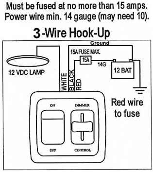 How Do I Wire This Rv Dimmer Light Switch With Three Wires