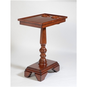 The Table Server 3F-05M Mahogany ChairSide End Table With Turned Leg Questions & Answers