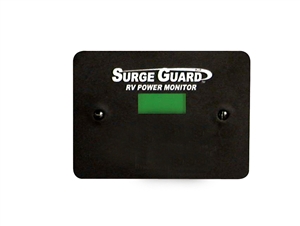 What is wrong when lights on surge guard is red instead of green?