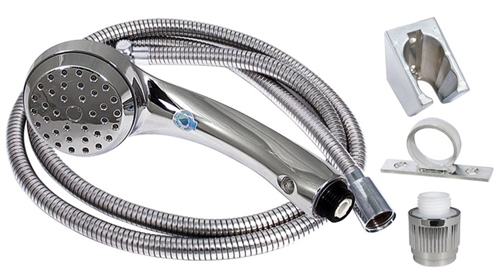 Can the hose on this RV handheld shower kit be shortened?