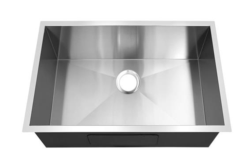 Pure Liberty Manufacturing PLM-2716-SHZ Single Stainless Steel Sink - 27'' x 16'' Questions & Answers