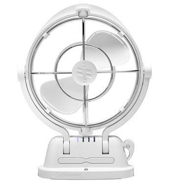 Caframo 7010CAWBX Sirocco 7-Inch 3-Speed 360-Degrees Fan - White Questions & Answers