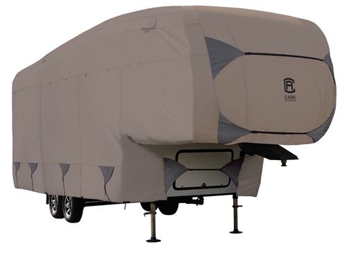 Classic Accessories 80-492-182401-RT Encompass Cover For 33-37' Fifth Wheels - Model 5T Questions & Answers