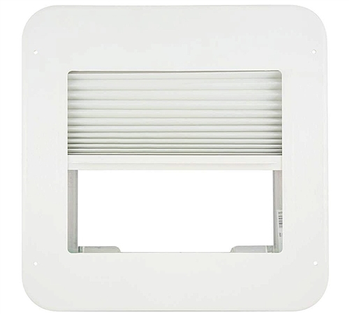 What are the overall dimensions of this RV sliding vent shade?
