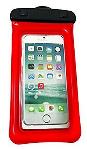 Wow Sports 18-5010R Waterproof Phone Holder - 5'' x 8'' - Red Questions & Answers