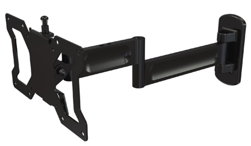 How long are each of the extension arms on the A32F TV Mount?