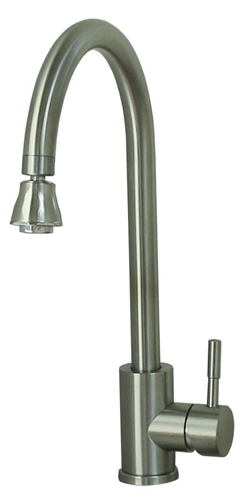 American Brass SL7000BN-A Gooseneck Spout Kitchen Faucet - Brushed Nickel Questions & Answers