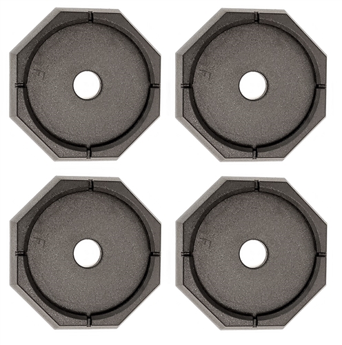 RV SnapPad XTRL12SP4 XL Round Permanent RV Jack Pads - 12'' - 4 Pack Questions & Answers