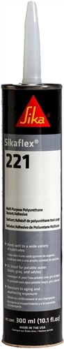 Sikaflex 221 Multi-Purpose Non-Sag Polyurethane Sealant/Adhesive - White Questions & Answers