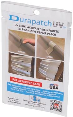 Dutton Lainson Corp 56711 (Durapatch UV ) Roof Repair Tape ; 3''x 2'' patch ; For Holding Tanks / Fresh Water Tanks Questions & Answers