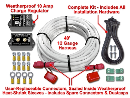 LSL Products TOAD-CHARGE-40 Dinghy Vehicle Battery Charger 40' Wire Harness Questions & Answers