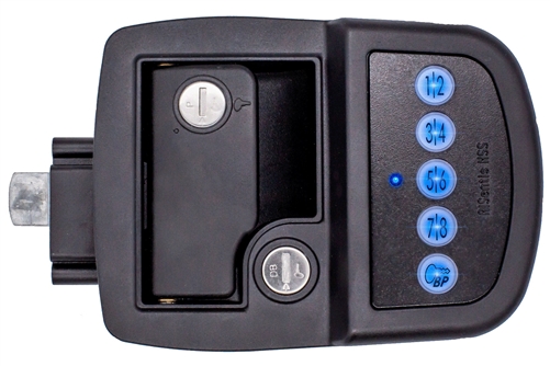 Do you have one of the blue tooth entry locks that will fit a 2004 fleetwood discovery 39L?