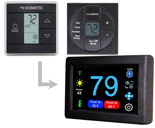 Does the micro air 351 thermostat have a lock feature to set a temperature limit or range for adjustments?