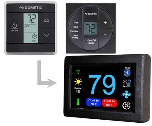 I have a dometic with heat pump . Will heat pump work on control ?