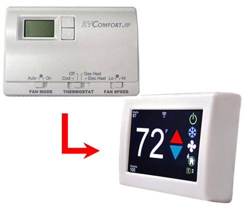 I have a RV Comfort .N C Coleman Mach Thermostat. which micro air easy touch do I need?