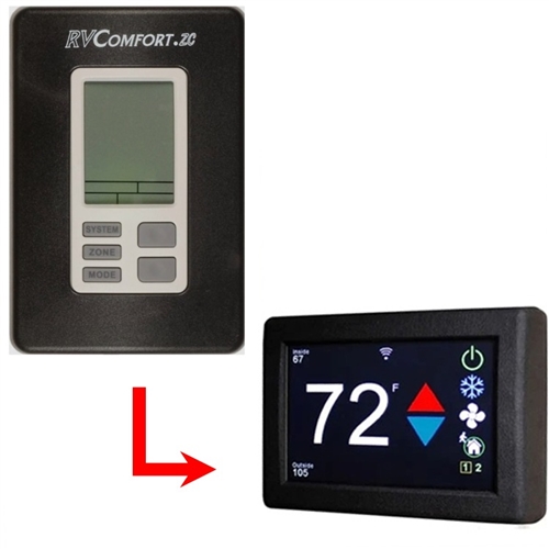 Micro-Air ASY-355-X01 EasyTouch RV 355 Touchscreen Thermostat With Bluetooth - Black Questions & Answers