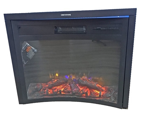 Greystone F2699L Curved Recessed Electric Fireplace With Logs - 26'' Questions & Answers