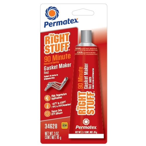 Permatex 34628 The Right Stuff Red 90 Minute Gasket Maker - 3 Oz Questions & Answers