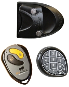 Key pad/lock displayed separated on the Mobile Outfitters 297214.