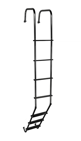 What is the weight capacity of the Stromberg Carlson LA-401BA Universal Exterior RV Ladder? 