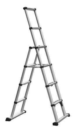What is the size of the ladder when folded up?