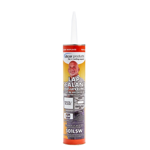 Can this 501LSW lap sealant be used on fiberglass roofs? 