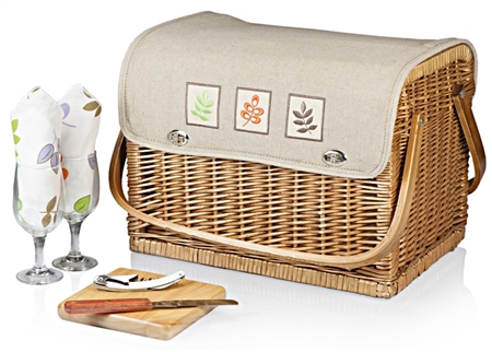 Picnic Time 325-72-550-000-0 Kabrio Wine and Cheese Basket - Botanica Collection Questions & Answers