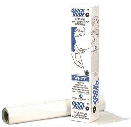 CoFair Products WQR36 Quick Roof Aluminum White Roof Repair Tape - 36'' x 33.5' Questions & Answers