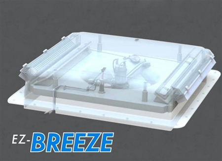 What garnish is required for the Fan- TASTIC EZ BREEZE powered vent ?