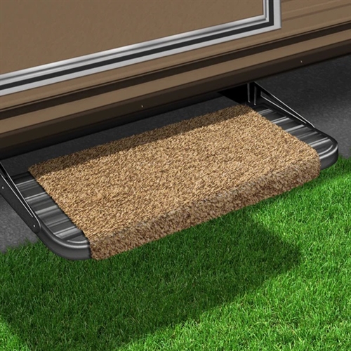 Prest-o-Fit 2-0041 Wraparound 18'' RV Step Cover - Brown Questions & Answers