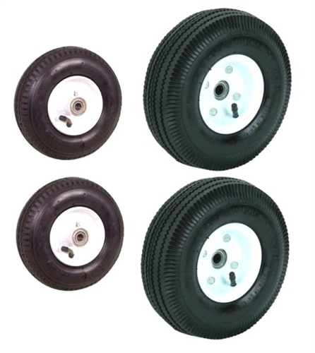 Are the 32347 wheel middles, white part metal or plastic? 
