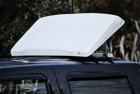 Icon 01508 AeroShield 56'' x 22'' Wind Deflector - White Questions & Answers