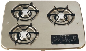 Suburban 2938AST 3 Burner, Drop-In Cooktop - Stainless Steel Questions & Answers