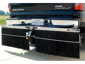 Towtector Aluminum Brush Strip And Mud Flap With 2'' Hitch, 78'' W x 16'' H Questions & Answers