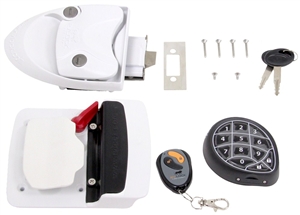 Mobile Outfitters 296656 RVLock Keyless RV Door Lock White Questions & Answers