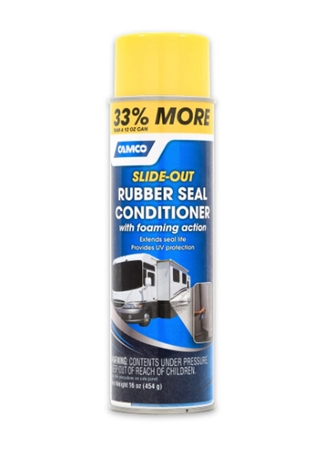 Camco 41135 Full Timer's Choice RV Slide Out Rubber Seal Conditioner - 16 Oz Questions & Answers