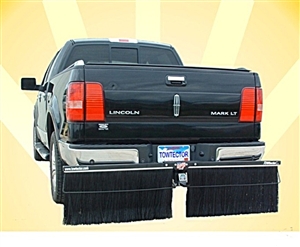 On The Towtector Premium Brushstrip for RV, where should you measure the length or height of the brush from?