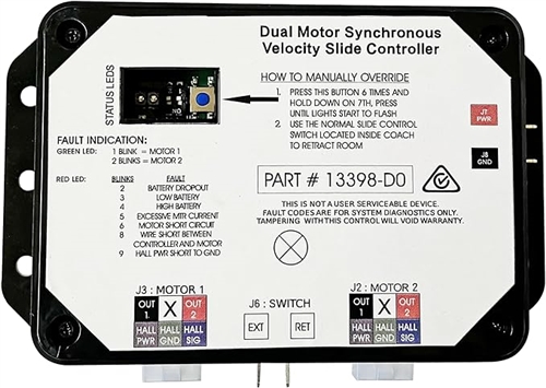 Lippert 211852 Controller; In Wall Slide V-Sync lI Questions & Answers