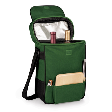 Picnic Time 623-04-121-000-0 Duet Wine and Cheese Tote - Hunter Green Questions & Answers