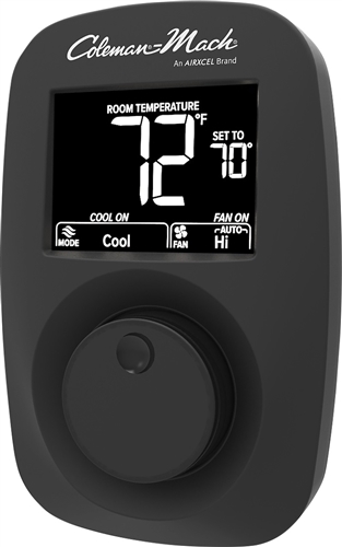 Coleman Mach 9420A382 Digital RV Heat Pump Wall Thermostat - Black Questions & Answers