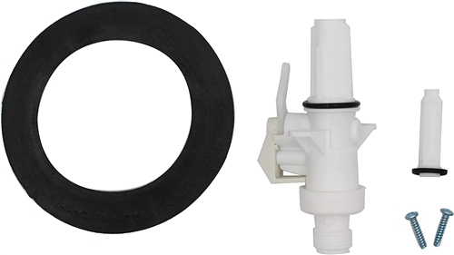 What size water hose end fits on the new Theford 13168 valve for Aqua Magic IV?