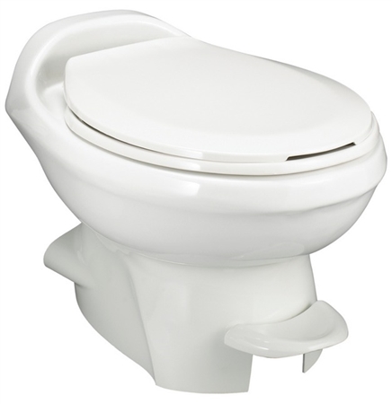 Thetford 34438 Aqua-Magic Style Plus Low Profile RV Toilet - Bone White Questions & Answers