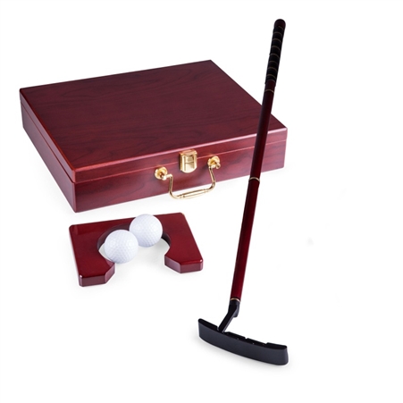 Picnic Time 703-00-505-000-0 Ace Executive Putter Set - Natural Wood Questions & Answers