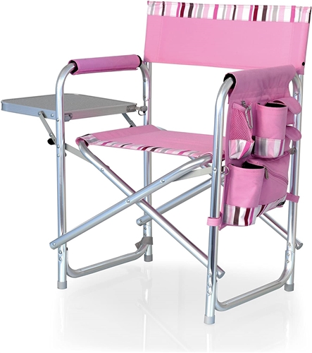 Picnic Time 809-00-102-000-0 Sports Chair - Pink With Stripes Questions & Answers