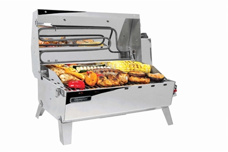 What are the dimensions /specs of the Olympian Hybrid Grill?
