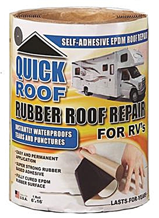 CoFair Products RQR616 Quick Roof Rubber Roof Repair - 6'' x 16' Questions & Answers