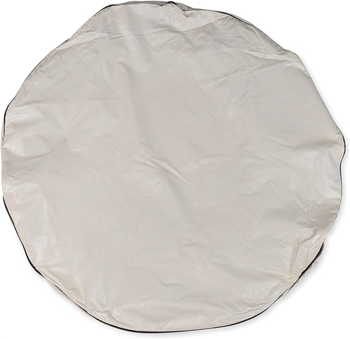 Camco 45355 Vinyl Spare Tire Cover - Colonial White - 28'' Questions & Answers