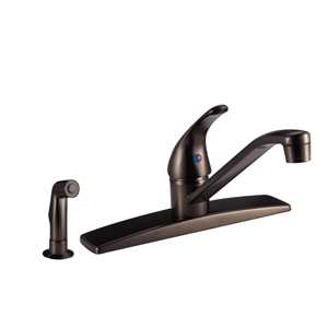 DF-NMK600SP-VB Venetian Bronze Single Lever RV Kitchen Dura Faucet W/Side Spray Questions & Answers