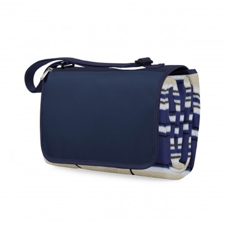 Picnic Time 820-00-107-000-0 Blanket Tote - Blue Stripes/Navy Questions & Answers