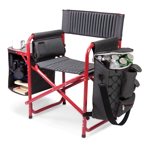 Picnic Time 807-00-600-000-0 Fusion Chair - Dark Grey With Red Questions & Answers